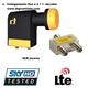 LNB SCR  Inverto  unicable , 4 SCR + 1 Uscita  Legacy approvato sky, IL MIGLIORE   
